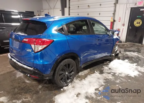 2021 Honda Hr-V Awd Sport z USA, uszkodzony, nr VIN 3CZRU6H17MM738371